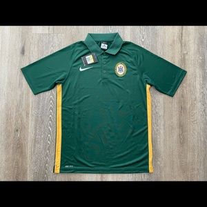 Nike Dri-Fit Far Eastern University Shirt Polo Green Gold Basketball Manila Sz S